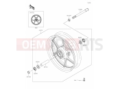 KAWASAKI NINJA 1000SX (ZX1002KRFBN) 38 Front Hub