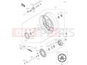 KAWASAKI NINJA 1000SX (ZX1002KRFBN) 39 Rear Hub