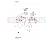SUZUKI DL650 K8 (2008) V-Strom (E03,E28,E33) 39A - FUEL TANK (MODEL K8)