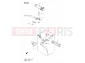 SUZUKI DL650 K8 (2008) V-Strom (E03,E28,E33) 46 - HANDLE LEVER (MODEL K7/K8/K9)