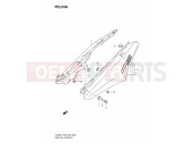 SUZUKI DL650 K8 (2008) V-Strom (E03,E28,E33) 54A - SEAT TAIL COVER (MODEL K8)