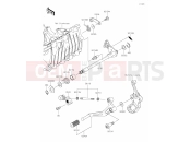 KAWASAKI Z400 (ER400FPFNN) 13 Gear Change Mechanism