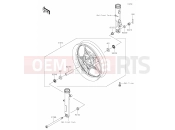 KAWASAKI Z400 (ER400FPFNN) 39 Front Hub