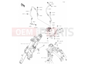 KAWASAKI Z400 (ER400FPFNN) 42 Brake Piping