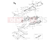KAWASAKI Z400 (ER400FPFNN) 53 Side Covers/Chain Cover