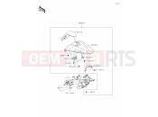 KAWASAKI Z400 (ER400FPFNN) 65 Accessory(Pillion Seat Cover)