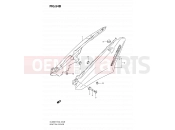 SUZUKI DL650 L0 (2010) V-Strom (E02,E19,E24) 54B - SEAT TAIL COVER (MODEL K9/L0)