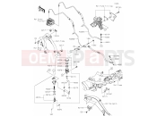 KAWASAKI 2023 45 Rear Master Cylinder
