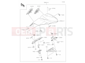 KAWASAKI 2023 70 Accessory(Pillion Seat Cover)