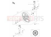 KAWASAKI NINJA 400 (EX400LPFNN) 39 Front Hub