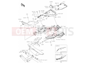 KAWASAKI NINJA 400 (EX400LPFNN) 53 Side Covers/Chain Cover