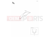 KAWASAKI NINJA 400 (EX400LPFNN) 70 Accessory(Windshield)