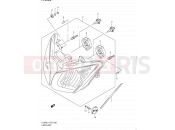 SUZUKI DL650 L1 (2011) V-Strom (E02,E19,E24) 56 - HEADLAMP (DL650AL1 E24)