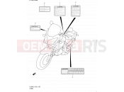 SUZUKI DL650 L1 (2011) V-Strom (E02,E19,E24) 128 - LABEL (DL650AUEL1 E19)