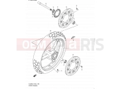 SUZUKI DL650 L1 (2011) V-Strom (E02,E19,E24) 136 - FRONT WHEEL (DL650AL1 E02)