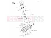 KAWASAKI NINJA ZX-10R (ZX1002LPFAN) 07 Crankshaft/Piston(s)