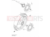 SUZUKI DL650 L1 (2011) V-Strom (E03,E28,E33) 122 - FRONT WHEEL (DL650AL1 E28)