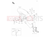 KAWASAKI NINJA ZX-6R (ZX636GPSAN) 34 Front Fender(s)