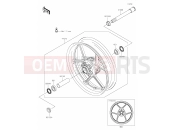 KAWASAKI NINJA ZX-6R (ZX636GPSAN) 38 Front Hub