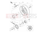 KAWASAKI NINJA ZX-6R (ZX636GPSAN) 39 Rear Hub