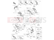 KAWASAKI NINJA ZX-6R (ZX636GPSAN) 66 Cowling Lowers