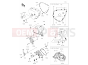 KAWASAKI W800 (EJ800ENFNN) 17 Left Engine Cover(s)