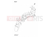 SUZUKI DL650A K7 (2007) V-Strom (E02,E19,E24) 47 - REAR FENDER