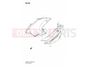 SUZUKI DL650A K7 (2007) V-Strom (E03,E28,E33) 50 - SIDE COWLING (MODEL K7)
