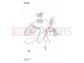 SUZUKI DL650A K8 (2008) V-Strom (E02,E19,E24,E37) 40A - FUEL TANK (MODEL K8)