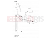 SUZUKI DL650A K8 (2008) V-Strom (E02,E19,E24,E37) 45 - HANDLEBAR (MODEL K7/K8)