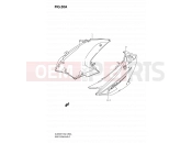 SUZUKI DL650A K8 (2008) V-Strom (E02,E19,E24,E37) 50A - SIDE COWLING (MODEL K8)