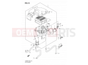 SUZUKI DL650A K9 (2009) V-Strom (E02,E19,E24,E37) 13 - AIR CLEANER