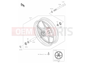 KAWASAKI VERSYS 650 (KLE650HNFNN) 39 Front Hub