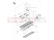 KAWASAKI VERSYS 1000 (KLZ1000CNFNN) 01 Cylinder Head