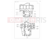 KAWASAKI VERSYS 1000 (KLZ1000CNFNN) 15 Crankcase Bolt Pattern