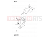 SUZUKI DL650A K9 (2009) V-Strom (E03,E28,E33) 43 - BATTERY HOLDER