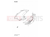 SUZUKI DL650A K9 (2009) V-Strom (E03,E28,E33) 50B - SIDE COWLING (MODEL K9)