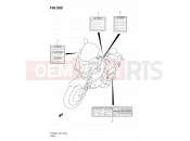 SUZUKI DL650A L0 (2010) V-Strom (E02,E19,E24) 52B - LABEL (MODEL L0)