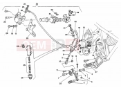 DUCATI Supersport 400 SS REAR BRAKE SYSTEM » BRAKING SYSTEM