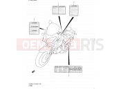 SUZUKI DL650A L1 (2011) V-Strom (E03,E28,E33) 109 - LABEL (DL650L1 E28)