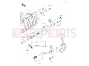 KAWASAKI 2021 13 Gear Change Mechanism