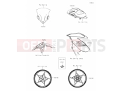 KAWASAKI 2021 63 Decals(Red)