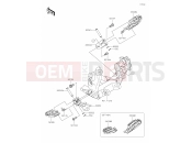 KAWASAKI KX250X (KX252DMFNN) (Europe) 30 Footrests