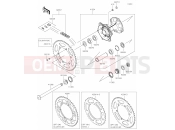 KAWASAKI KX250X (KX252DMFNN) (Europe) 36 Rear Hub