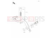 KAWASAKI KX250X (KX252DMFNN) (Europe) 37 Brake Pedal