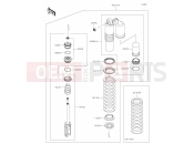 KAWASAKI KX250X (KX252DMFNN) (Europe) 38 Shock Absorber(s)