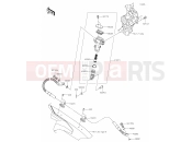 KAWASAKI KX250X (KX252DMFNN) (Europe) 41 Rear Master Cylinder