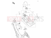 KAWASAKI KX250X (KX252DMFNN) (Europe) 46 Fuel Tank