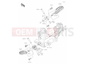 KAWASAKI 2021 31 Footrests