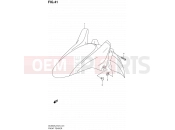 SUZUKI DL650A L2 (2012) V-Strom (E24) 41 - FRONT FENDER